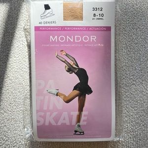 Mondor Footless Figure Skating Tights